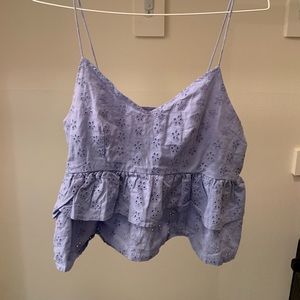 ASOS brand new purple flared top